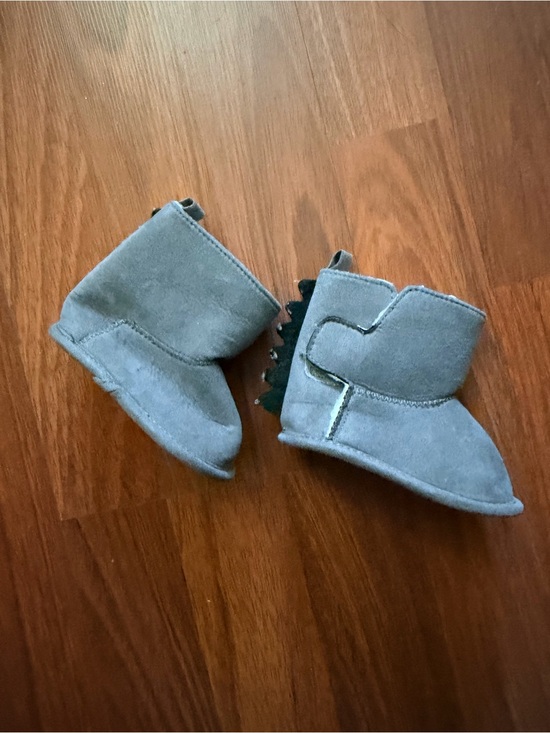 Rising Star Other - Rising Star Grey Suede Baby Walker Booties